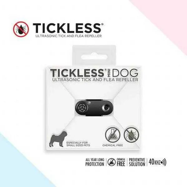 1ea Tickless Mini Dog Tick & Flea Repeller Black - Flea & Tick